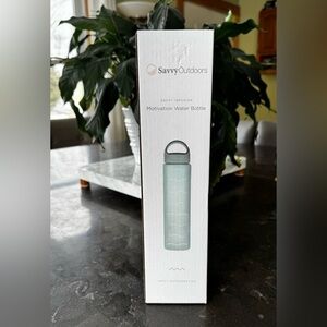 Savvy Outdoors Motivation Water Bottle with Removable Infuser